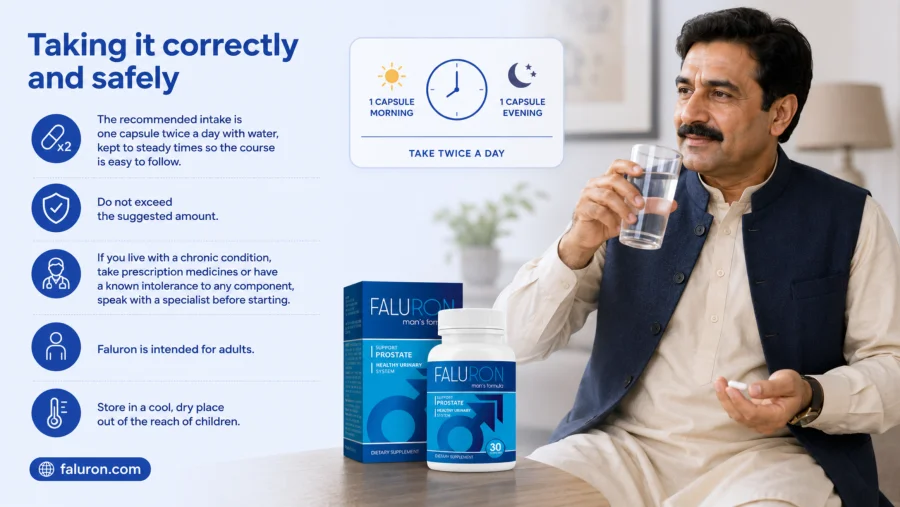 Faluron — how to take the capsules correctly