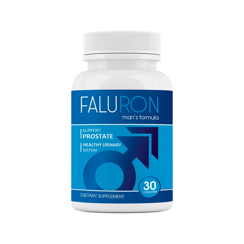 Faluron capsules — men's prostate formula, front of the bottle